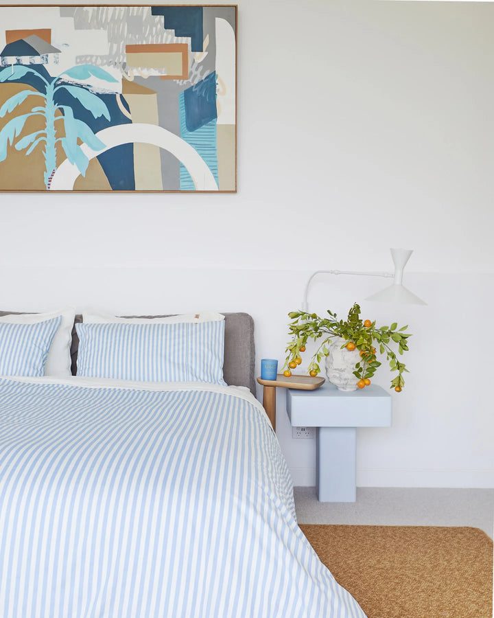 Kip & Co Seaside Stripe Organic Cotton Pillowcases