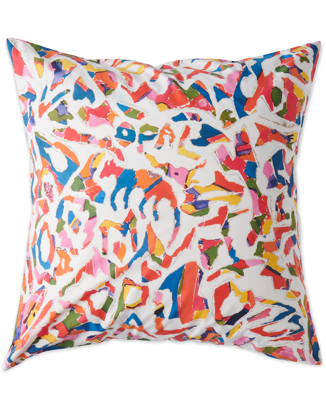 Kip & Co x Jenny Kee Opal Oz Pax White Organic Cotton European Pillowcases