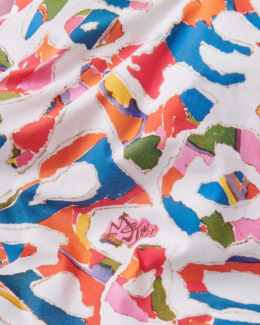 Kip & Co x Jenny Kee Opal Oz Pax White Organic Cotton European Pillowcases