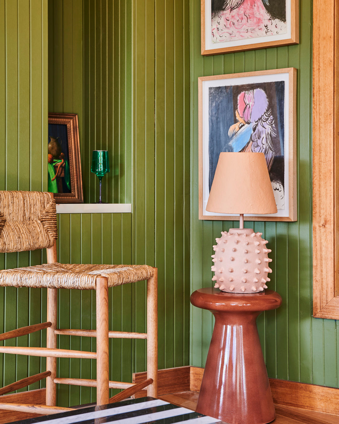 Kip & Co Rambutan Paper Mache Lamp