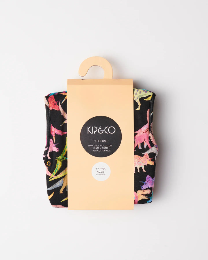 Kip & Co Dino Max Black Sleep Bag