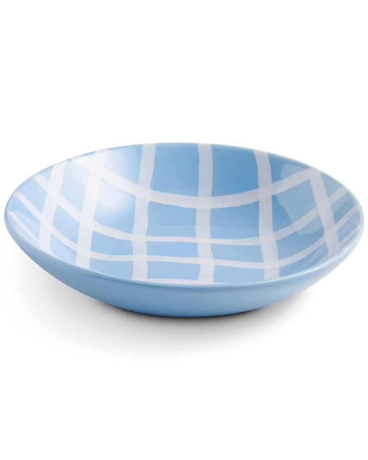 Kip & Co Blue Bird Tartan Bowl 2P Set