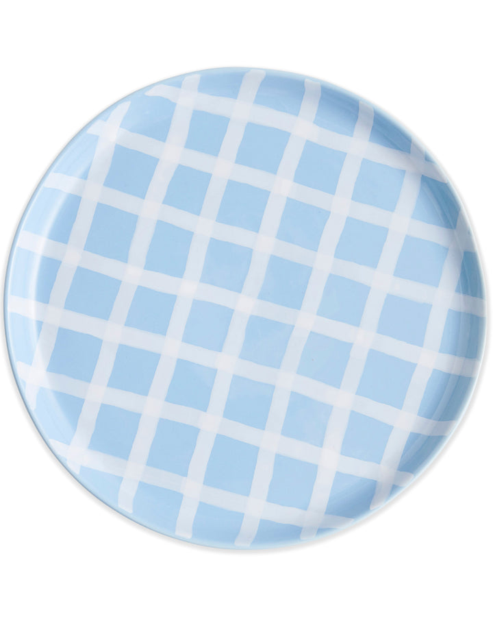 Kip & Co Blue Bird Tartan Plate 2P Set