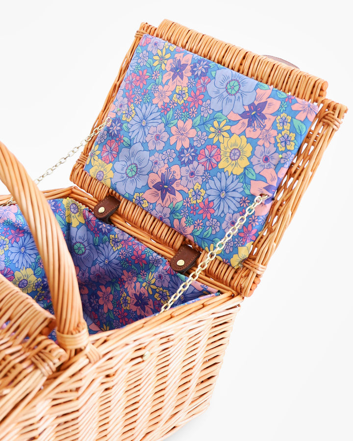 Kip & Co Bunch Of Fun Rattan Picnic Basket