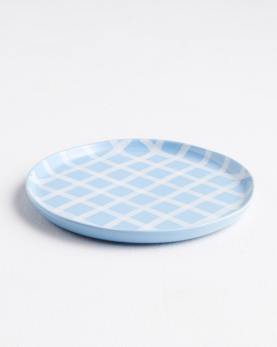 Kip & Co Blue Bird Tartan Plate 2P Set