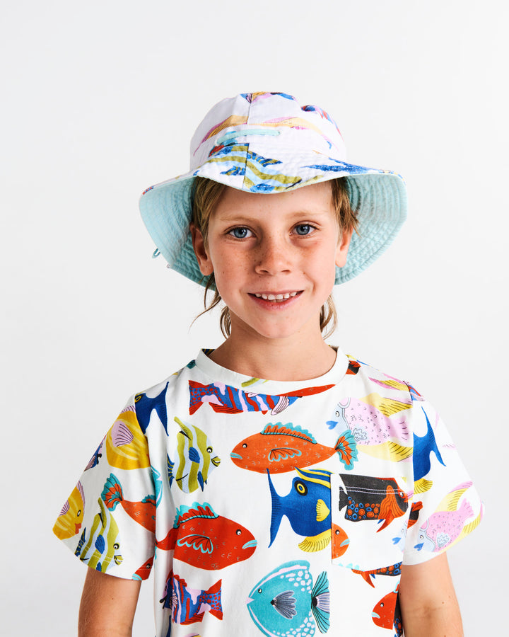 Kip & Co Fishy Business Beach Hat