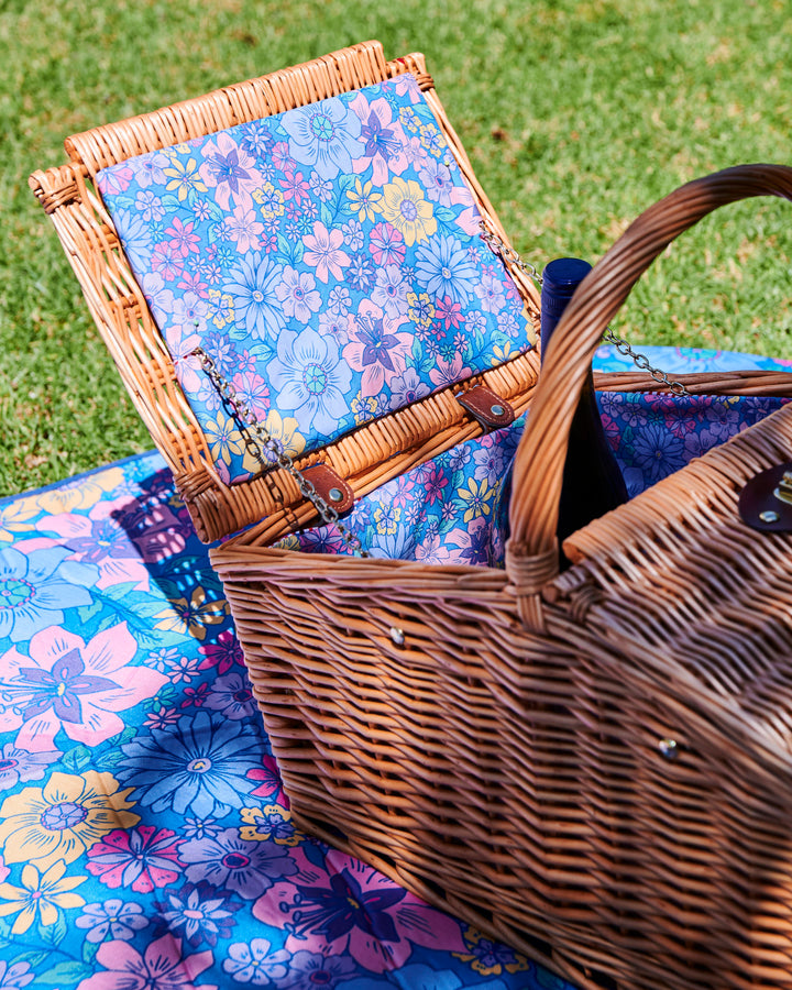 Kip & Co Bunch Of Fun Rattan Picnic Basket