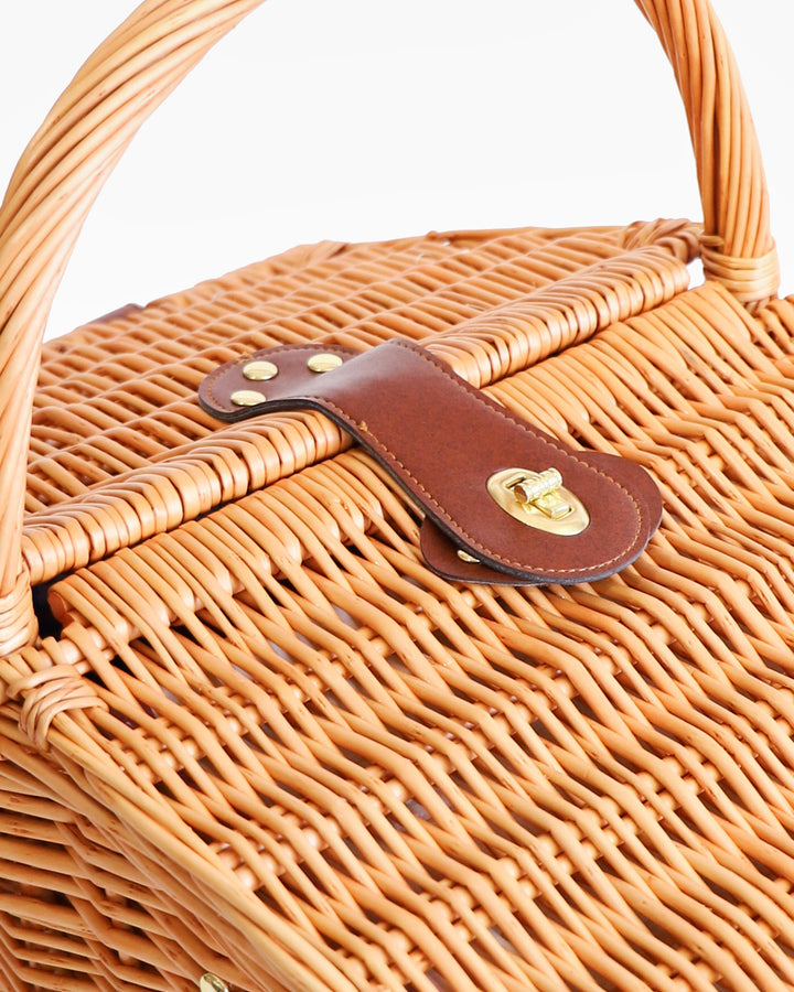 Kip & Co Bunch Of Fun Rattan Picnic Basket