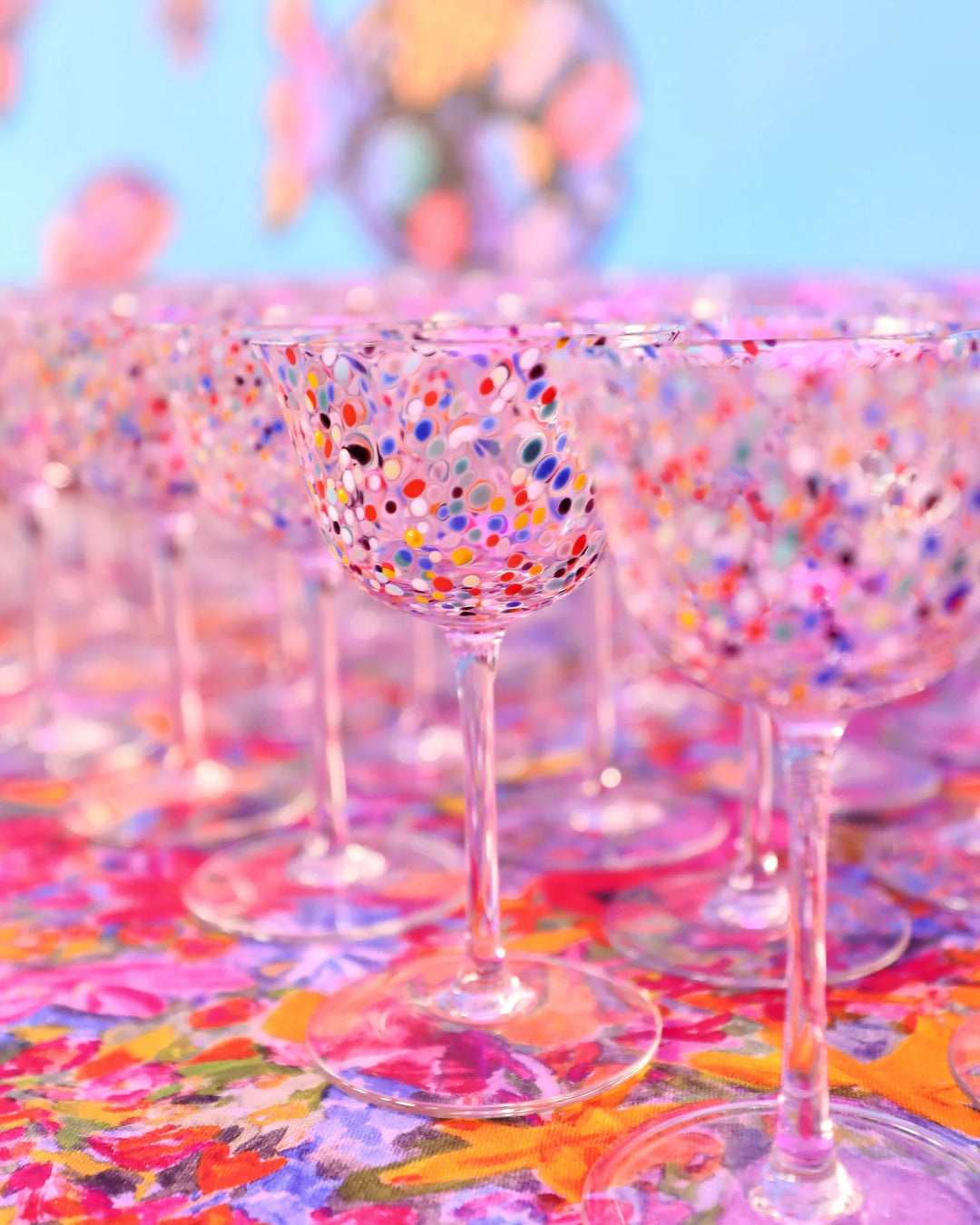 Kip & Co Party Speckle Coupe Glass