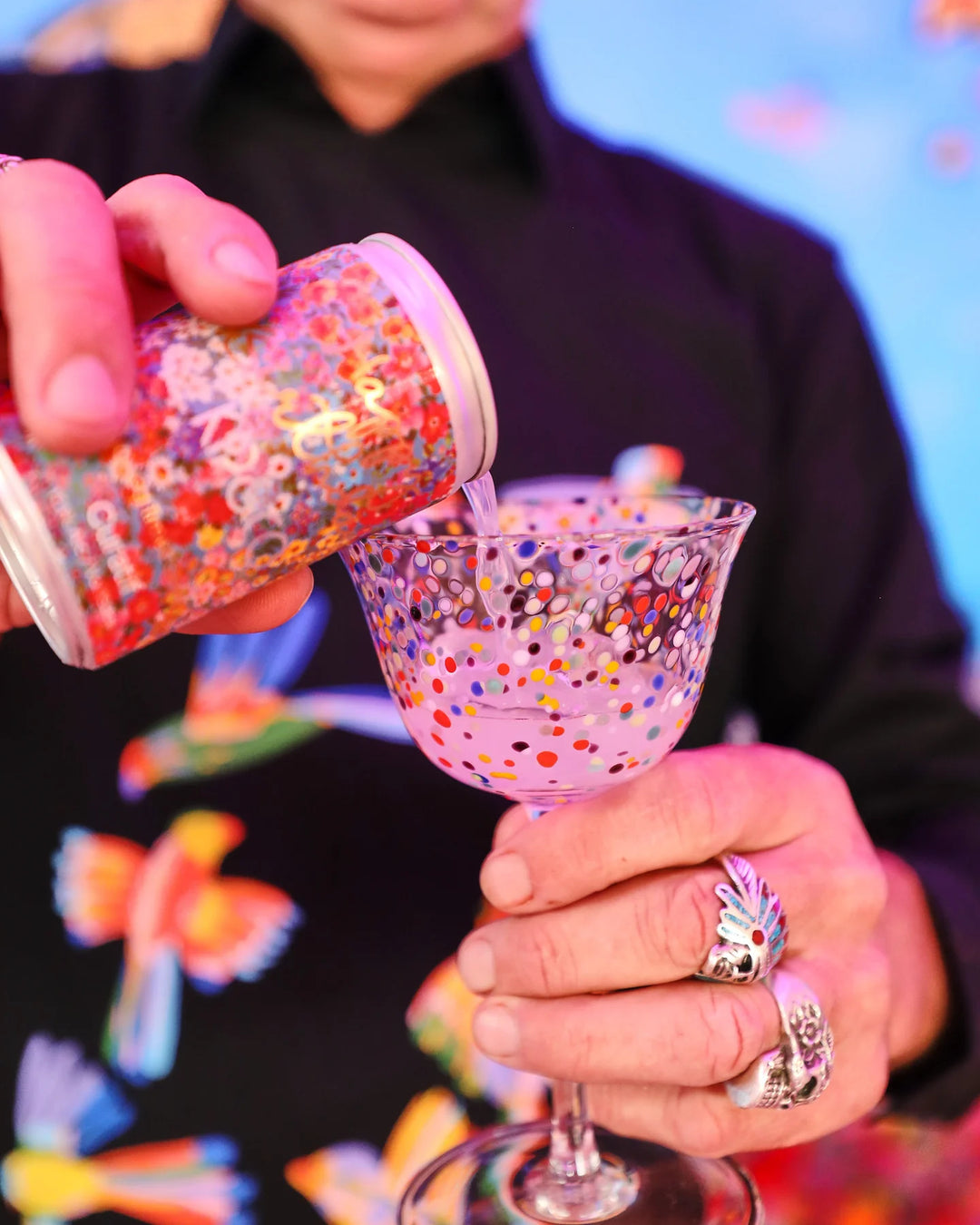 Kip & Co Party Speckle Coupe Glass