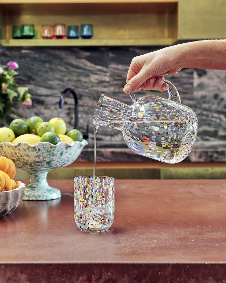 Kip & Co Party Speckle Carafe & Glass