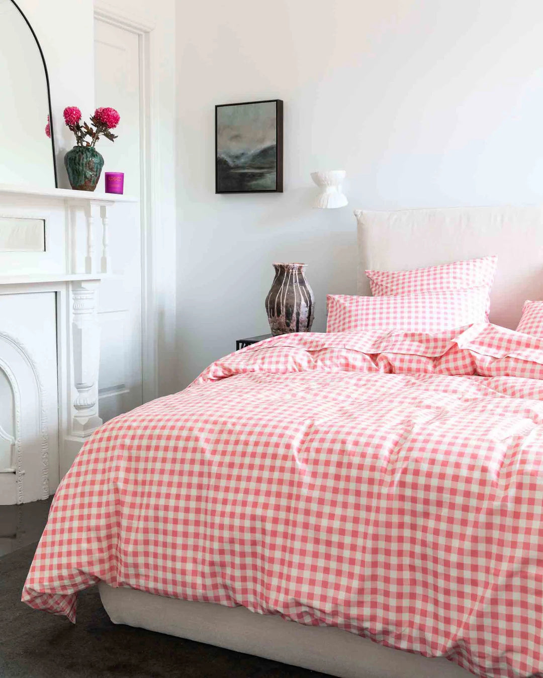 Kip & Co Gingham Candy Organic Cotton Quilt Cover