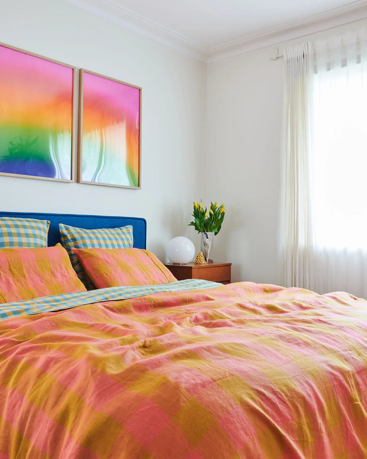 Kip & Co Toasted Marshmallow Linen Pillowcases