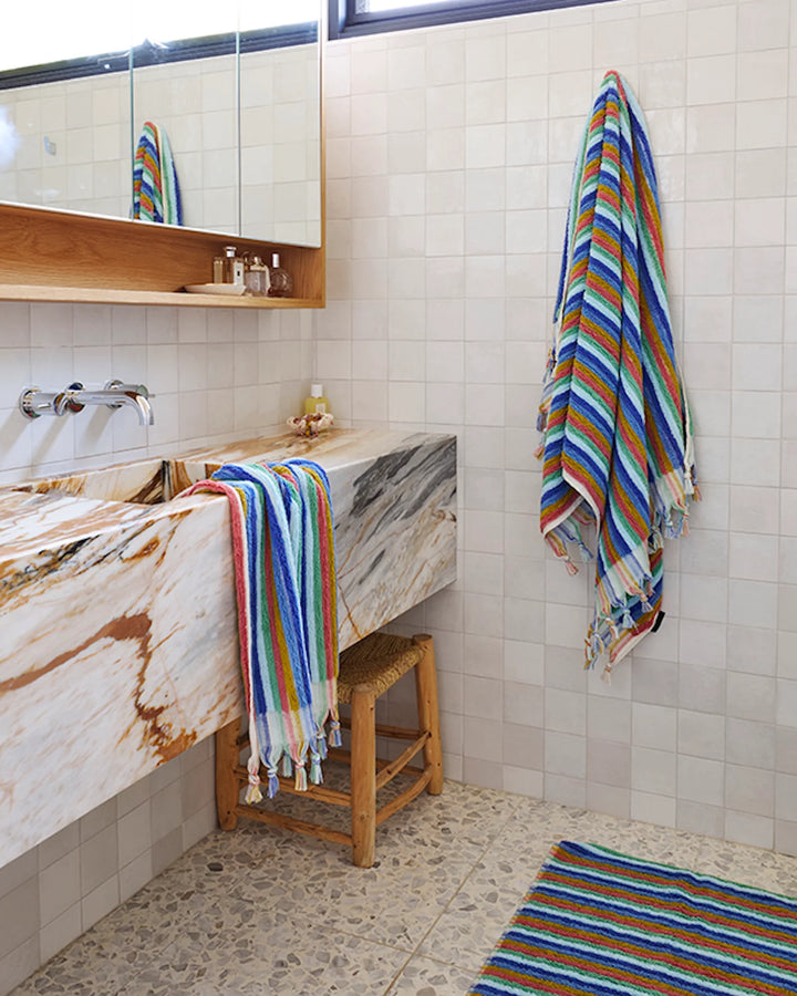 Kip & Co Madeira Stripe Turkish Bath Towel