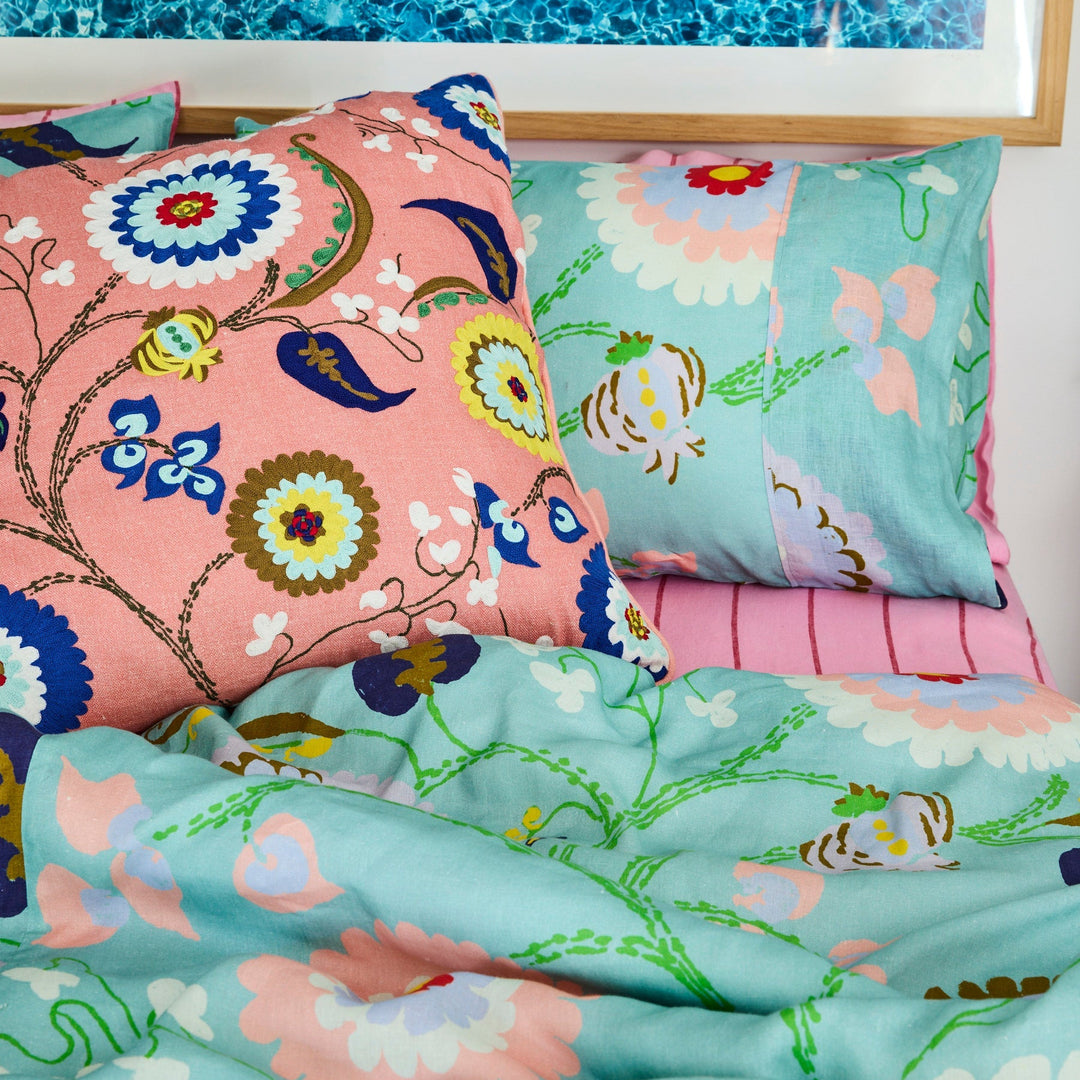 Kip & Co x Anna Spiro Isabelle Linen Quilt Cover