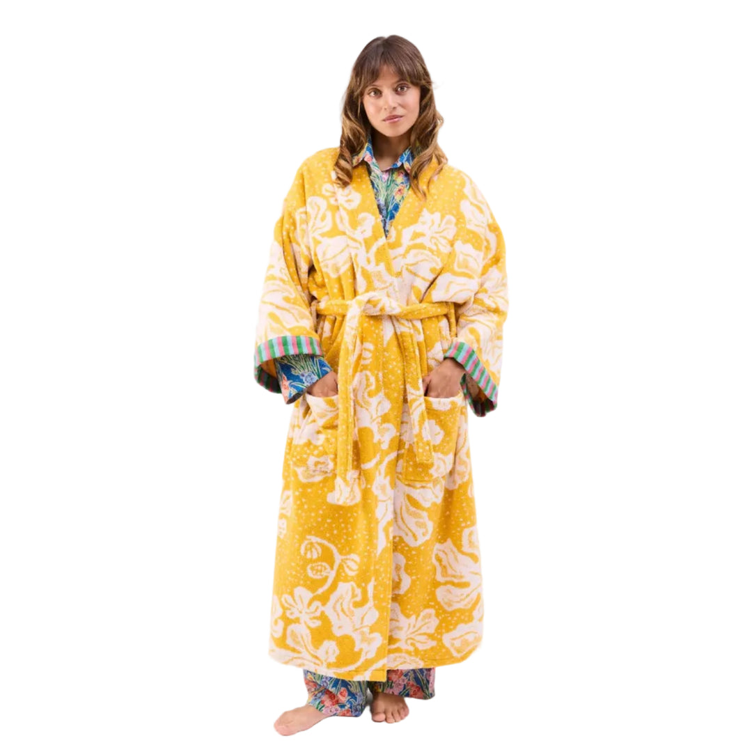 Kip & Co  x Anna Spiro Elsternwig Fig Terry Bath Robe