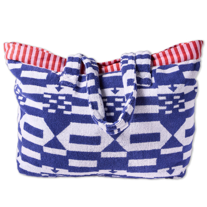 Kip & Co x Anna Spiro Tik Tak Terry Oversized Beach Bag