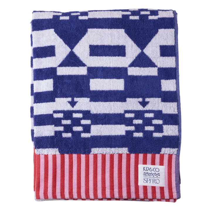 Kip & Co x Anna Spiro Tik Tak Terry Beach Towel