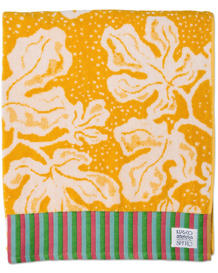 Kip & Co x Anna Spiro Elsternwig Fig Terry Bath Sheet