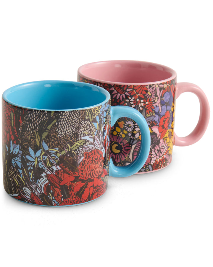 Kip & Co x Margaret Preston Native Paradise Mug 2P Set