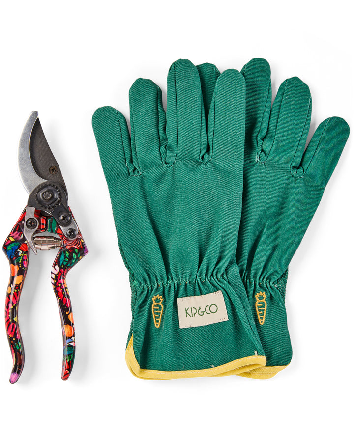 Kip & Co x Margaret Preston Paradise Garden Secateurs and Gloves Set