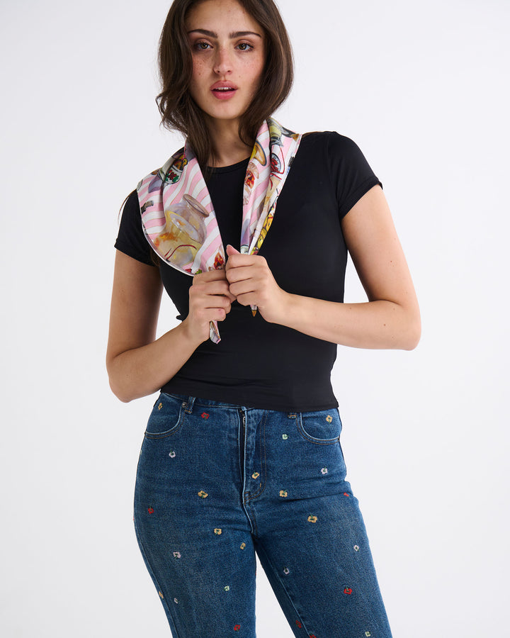 Kip & Co x Margaret Preston Still Life Silk Scarf