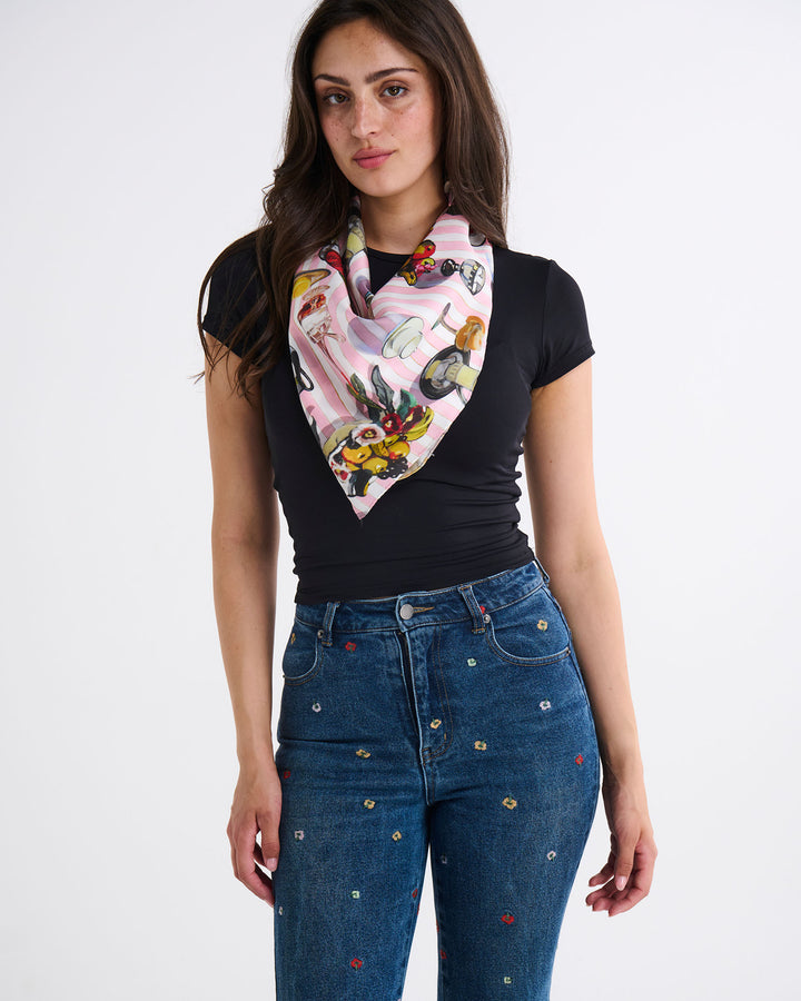 Kip & Co x Margaret Preston Still Life Silk Scarf