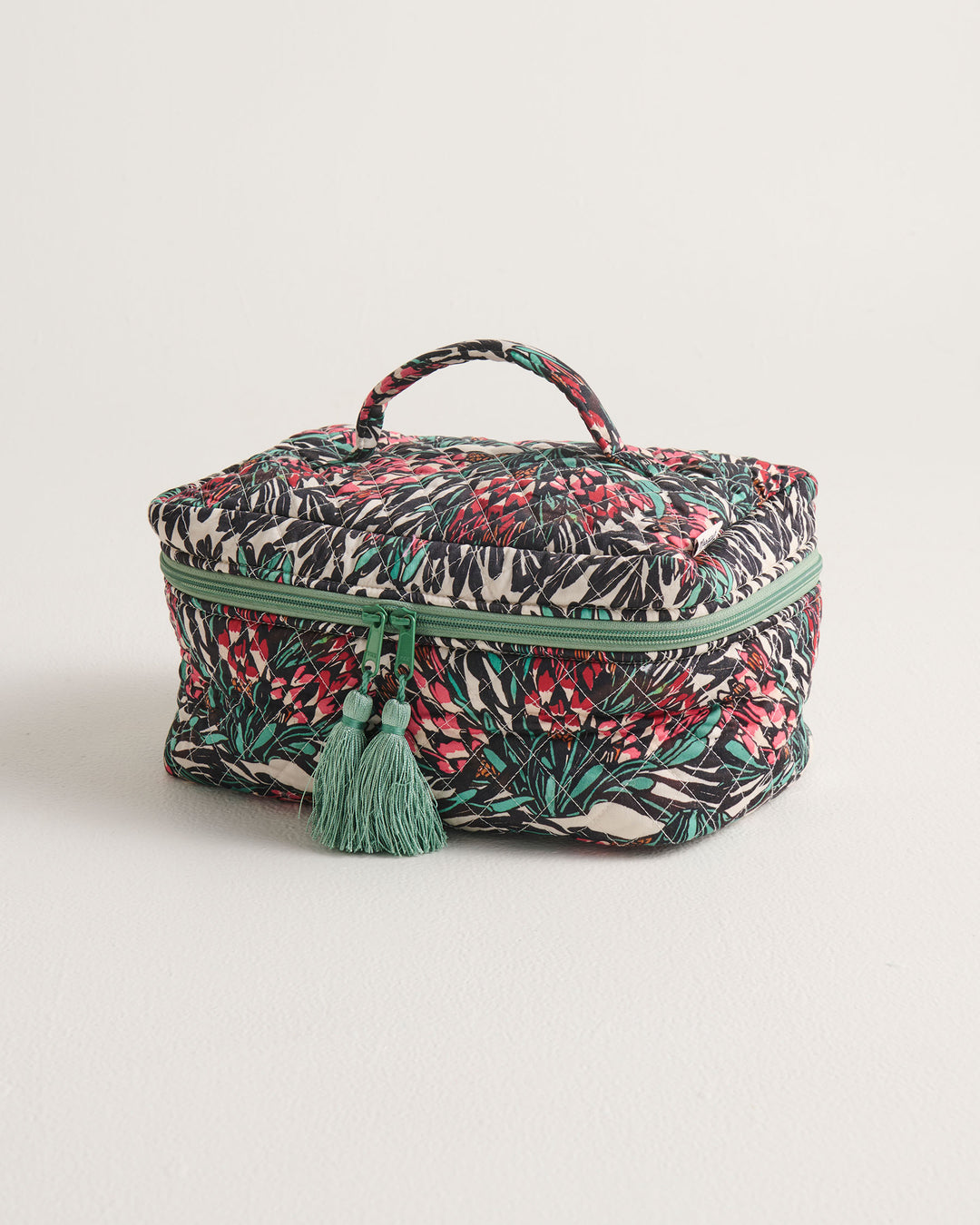 Kip & Co x Margaret Preston Protea Party Quilted Cotton Toiletry Case