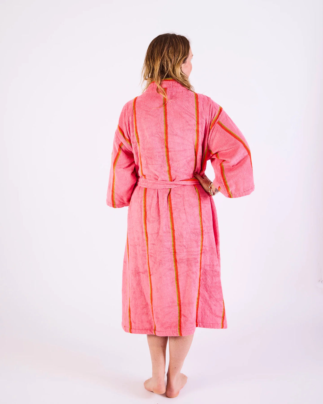 Kip & Co Watego Soiree Stripe Bamboo Terry Bath Robe