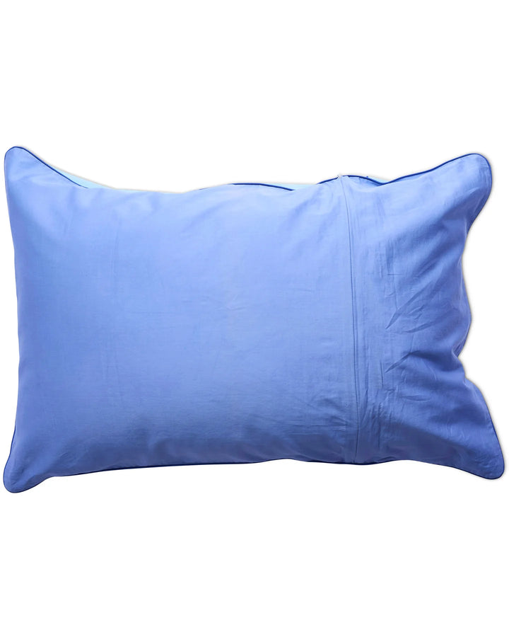 Kip & Co Glow In Blue Bamboo Cotton Pillowcases
