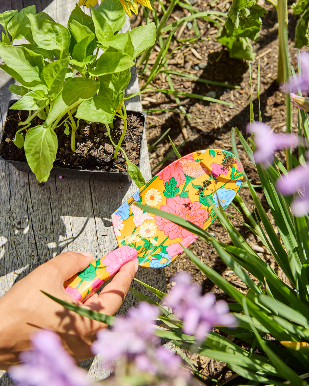 Kip & Co Follow The Sun Yellow Garden Tools and Gloves Set
