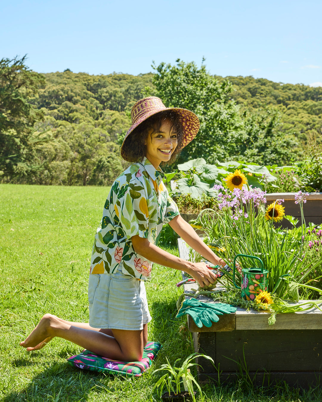 Kip & Co Veggie Soup Garden Kneeling Mat