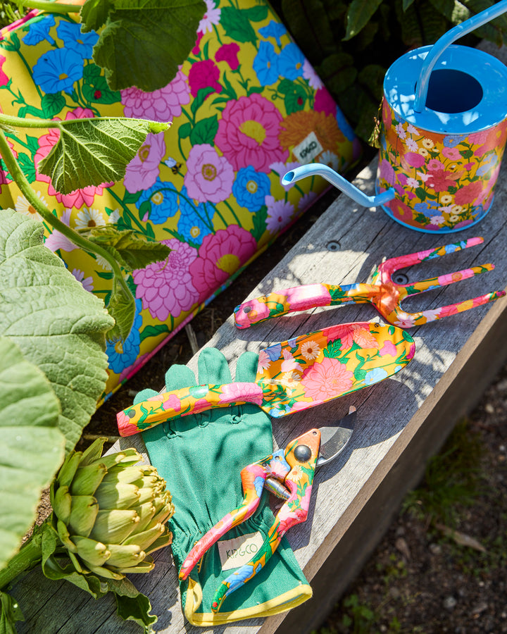 Kip & Co Follow The Sun Yellow Garden Tools and Gloves Set
