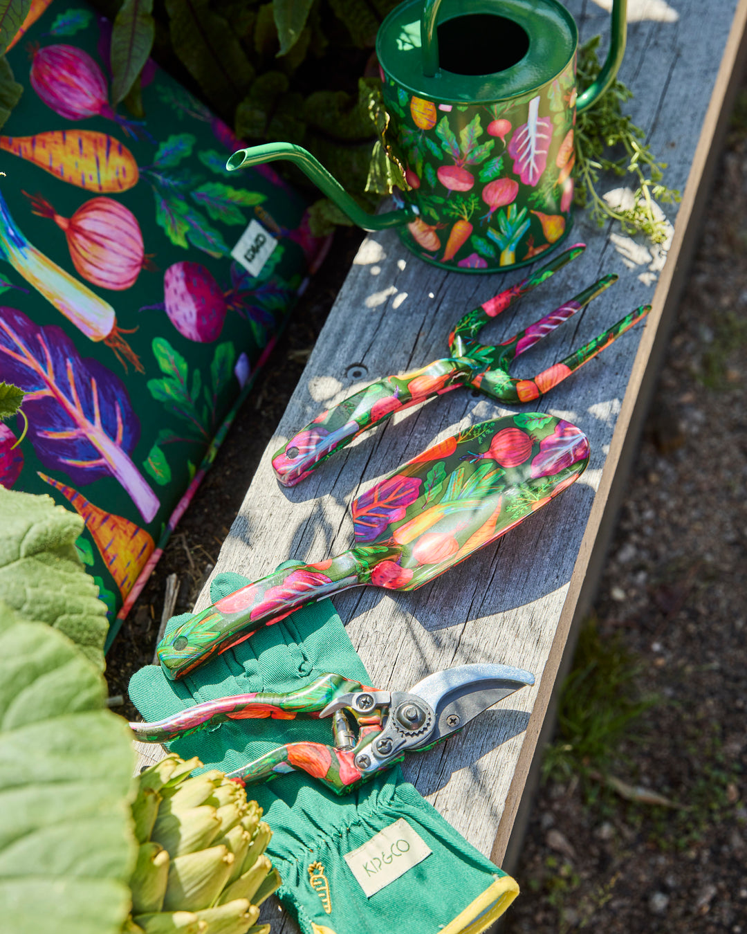 Kip & Co Veggie Soup Garden Tools and Gloves Set