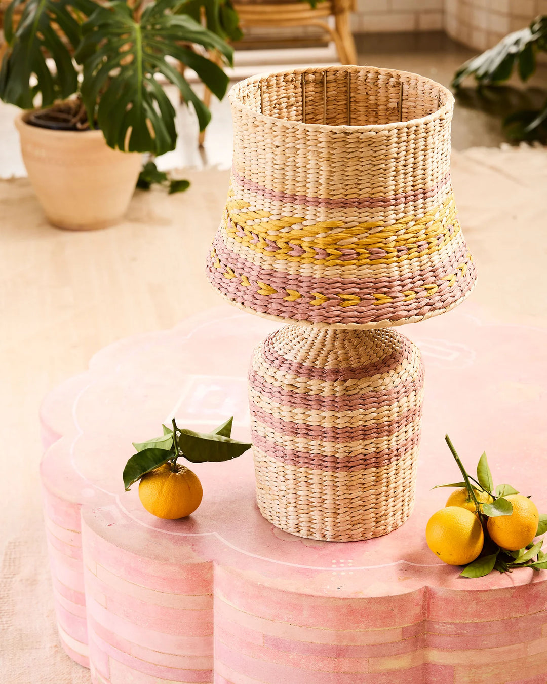 Kip & Co Sunset Delight Rattan Lamp