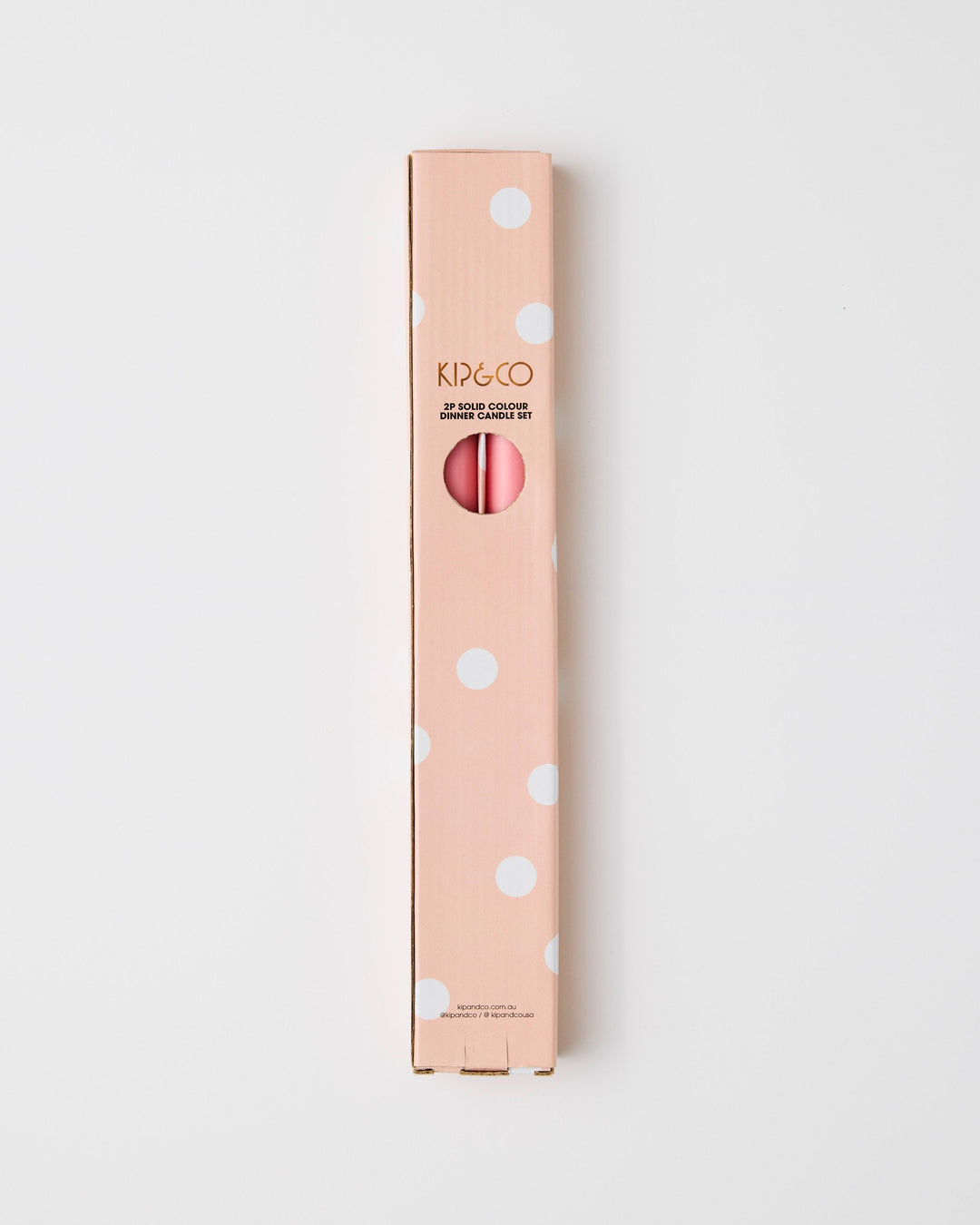 Kip & Co Tomato Dinner Candle 2P Set