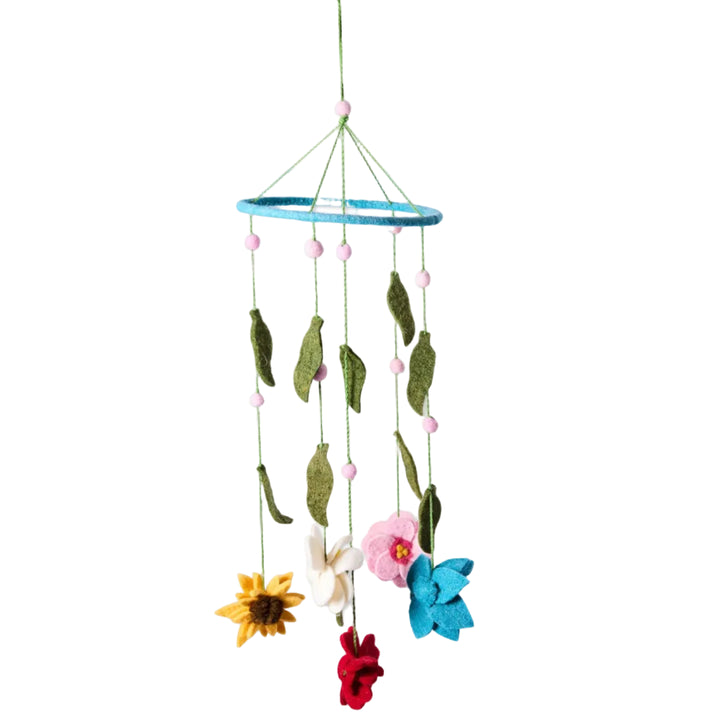 Kip & Co Little Flowers Felted Wool Mobile