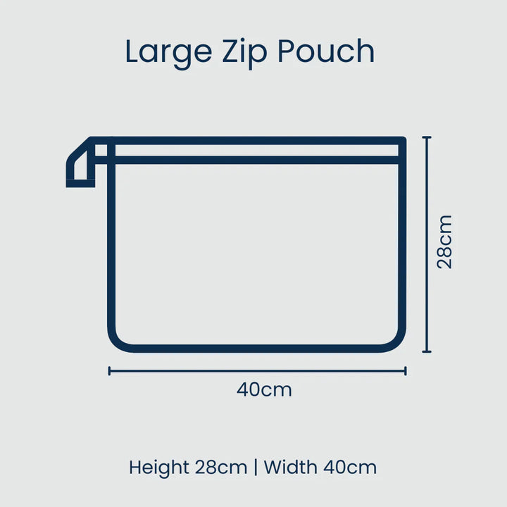 Project Ten Clear Zip Pouch Bundle – Red