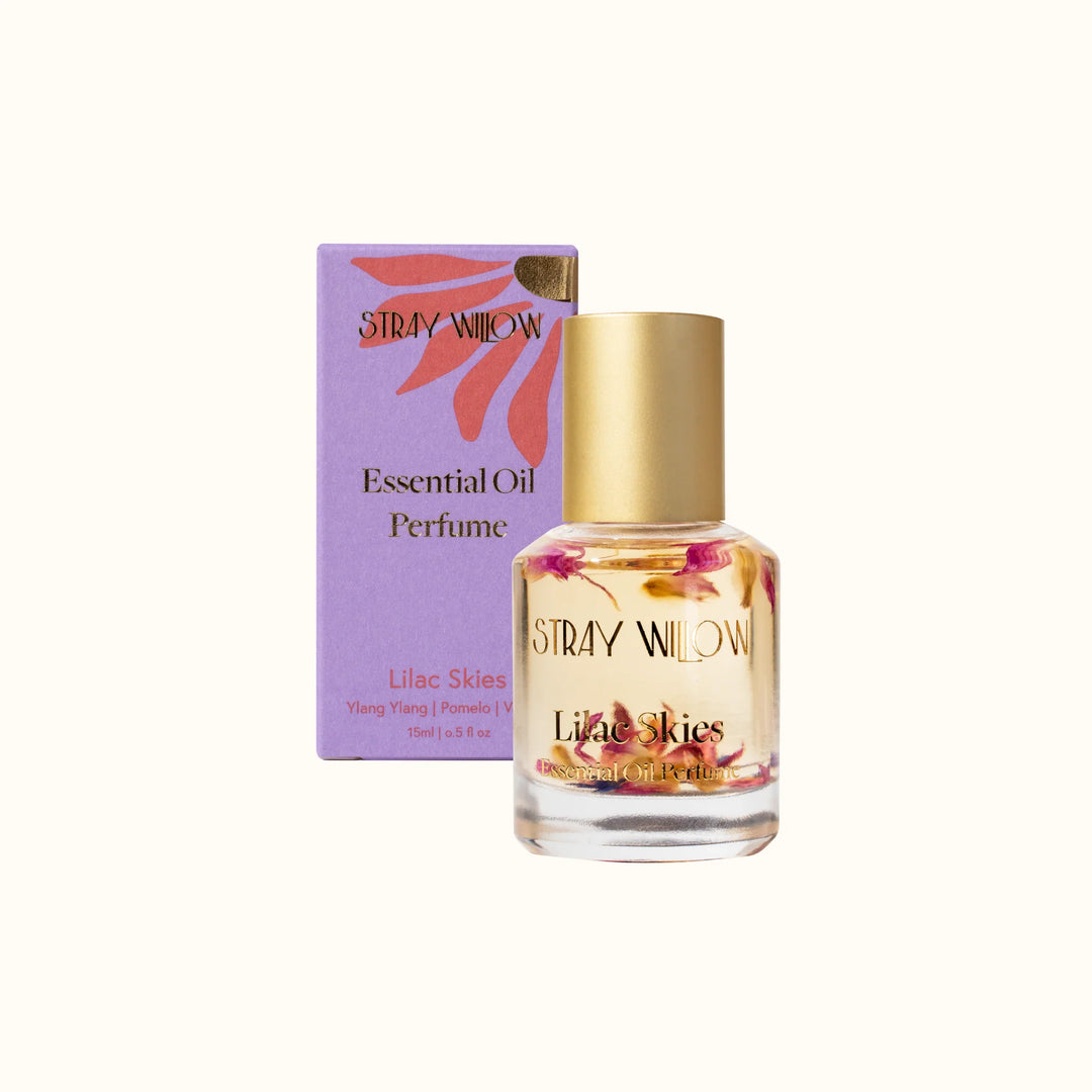 Stray Willow Essential Oil Perfume Roller - Lilac Skies