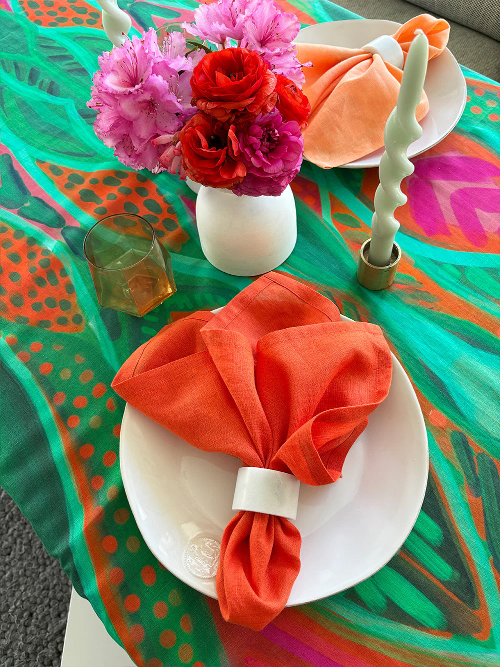 Loco Living Tigerlily Napkin Set of 2