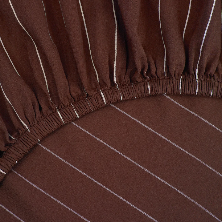 Hommey Fitted Sheet - Mahogany