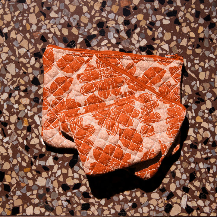 Bonnie & Neil Margot Tan Makeup Pouch