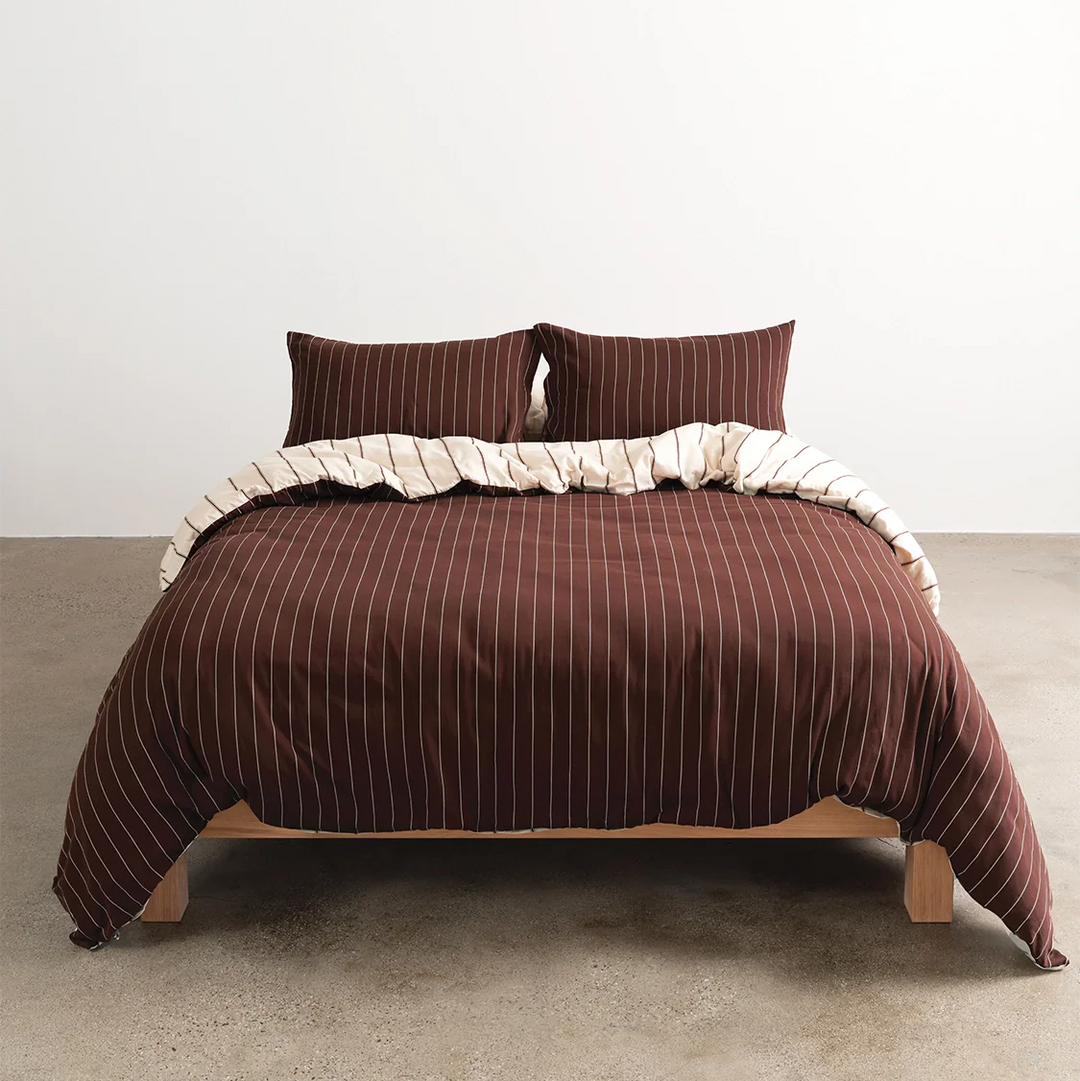 Hommey Fitted Sheet - Mahogany