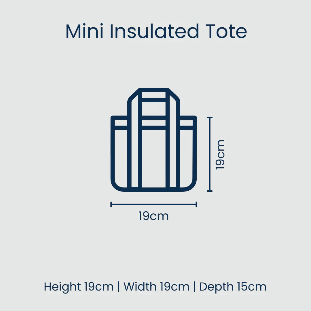 Project Ten Mini Insulated Tote - Rugby Stripe