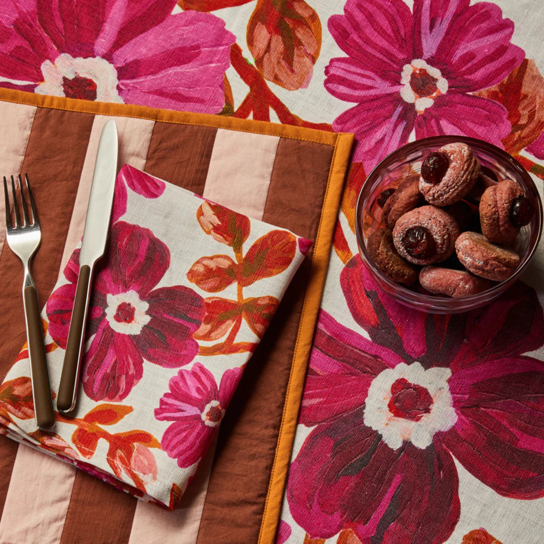 Bonnie & Neil Rosetta Pink Napkins