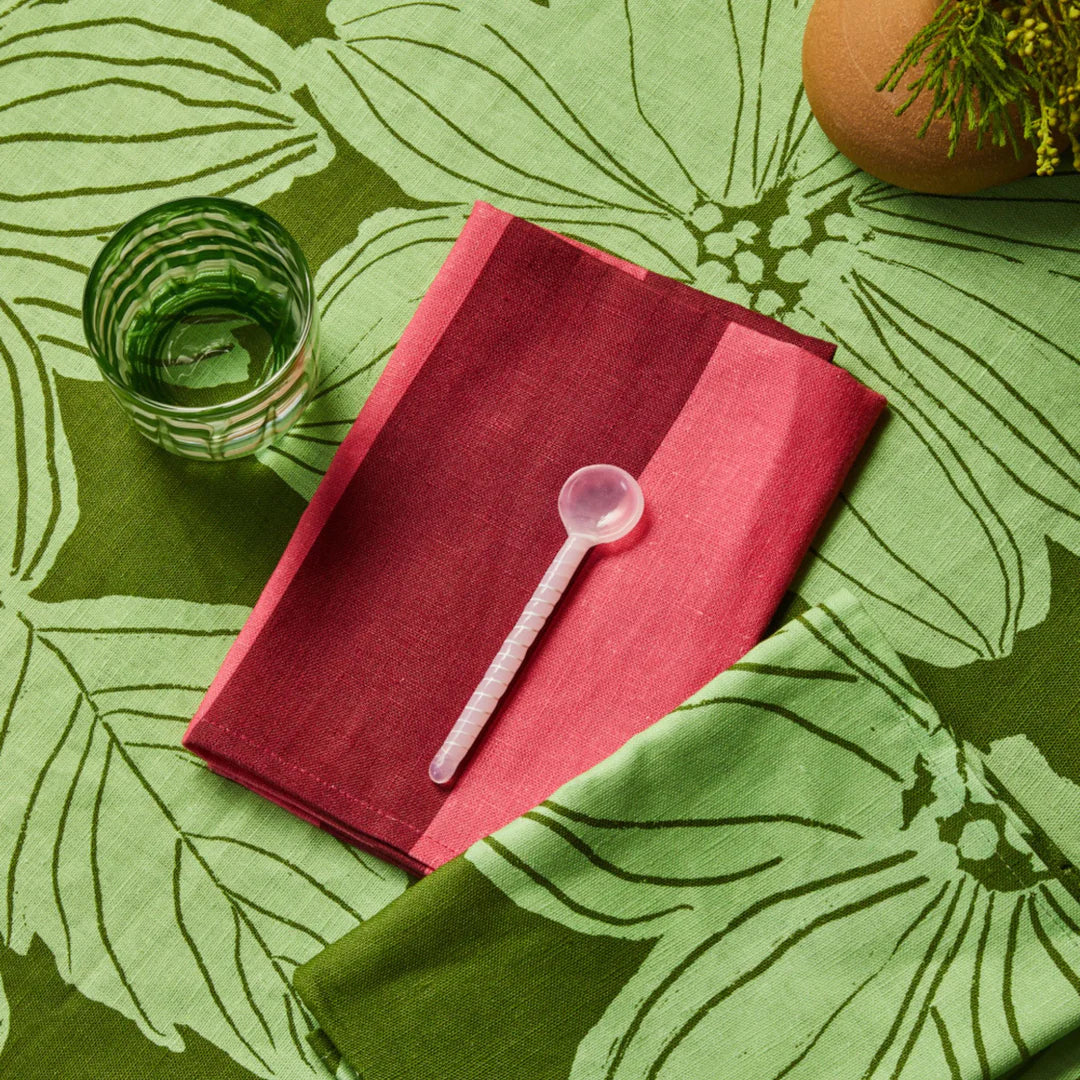 Bonnie & Neil Big Stripe Cerise Napkins