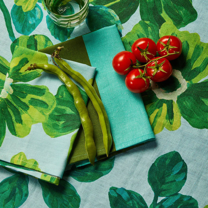 Bonnie & Neil Big Stripe Mint Napkins