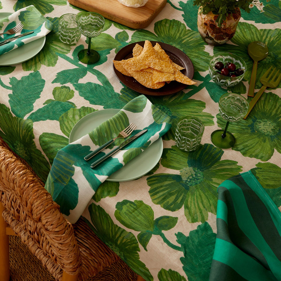Bonnie & Neil Stripe Emerald Napkins