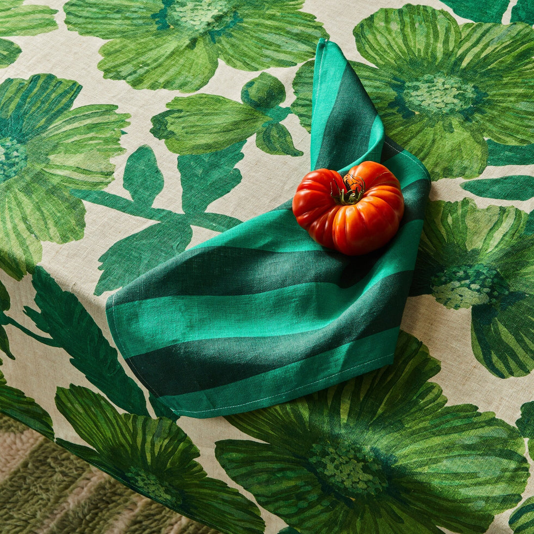 Bonnie & Neil Stripe Emerald Napkins