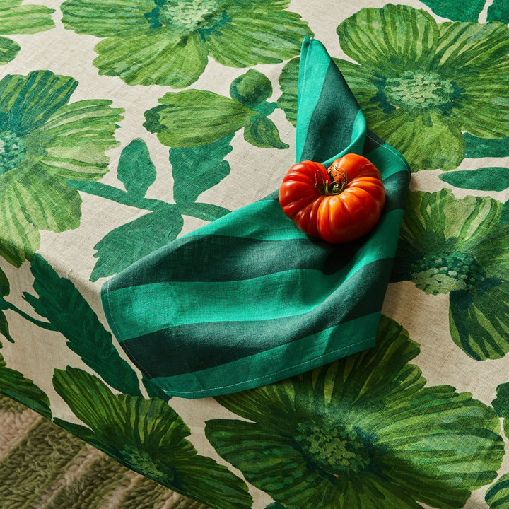 Bonnie & Neil Stripe Emerald Napkins